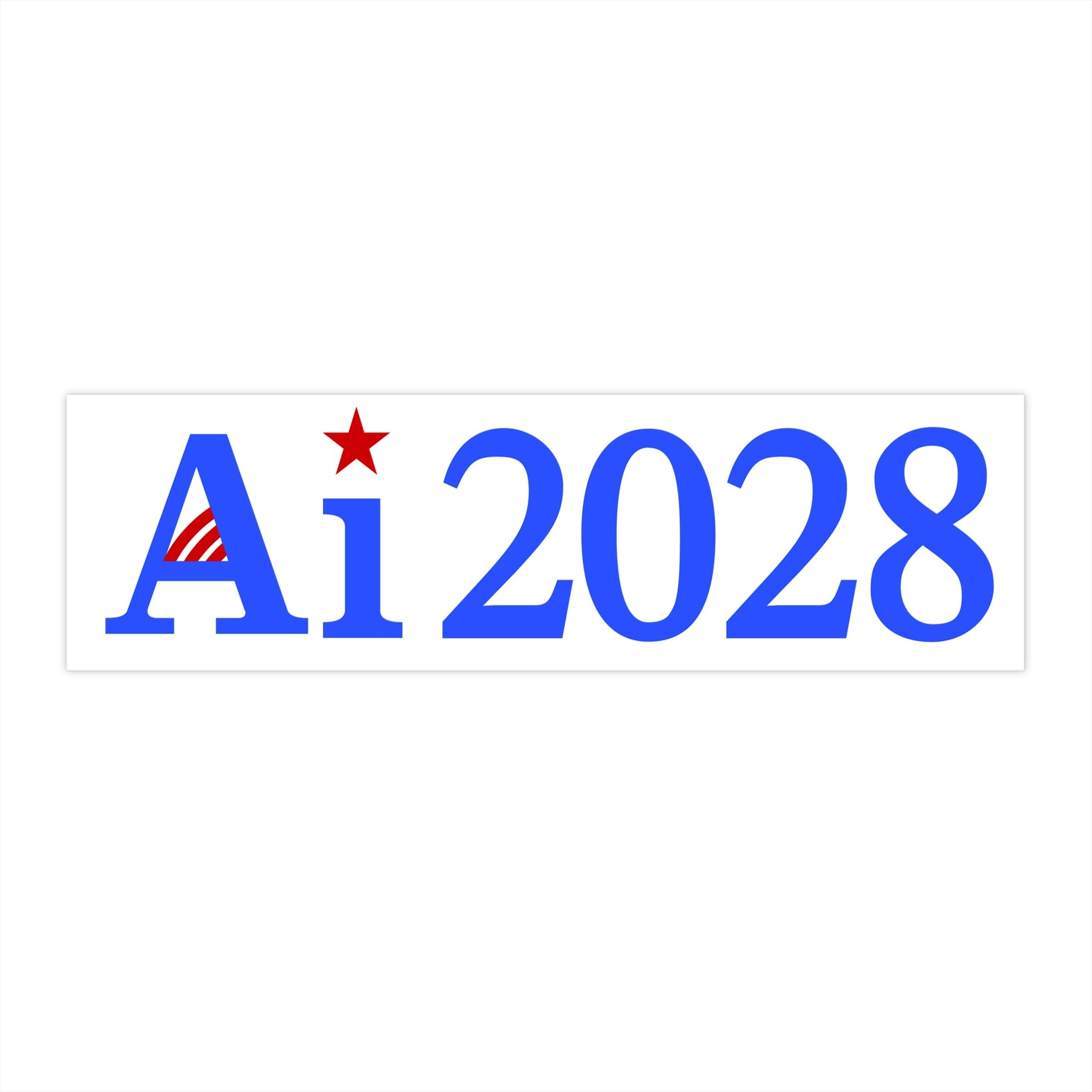 2028 Bumper Sticker White