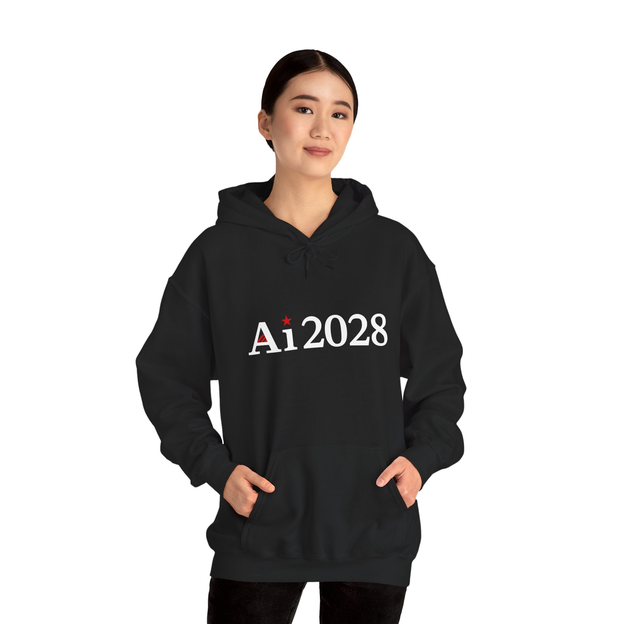 Ai 2028 Hoodie in Black