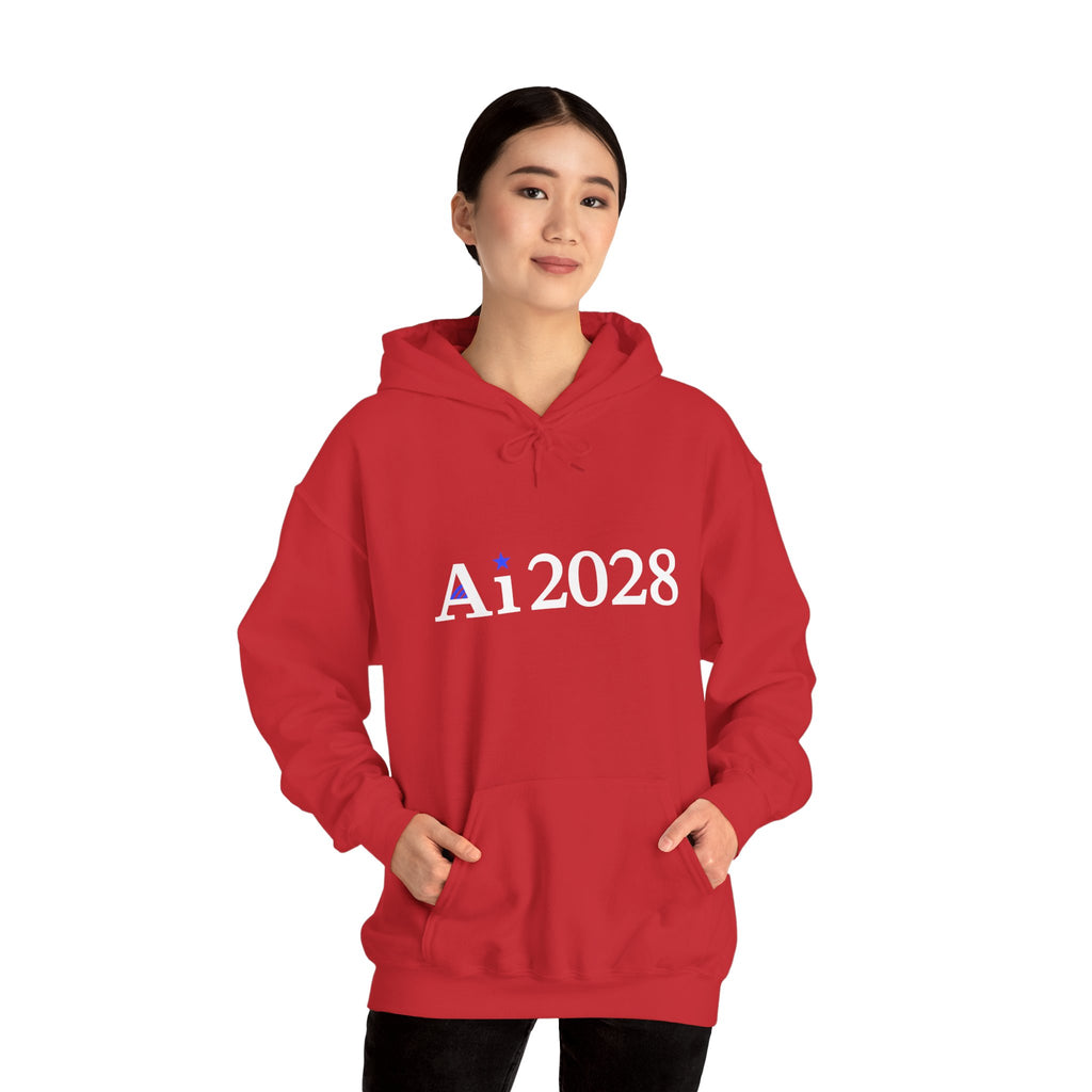 Ai 2028 Hoodie in Red