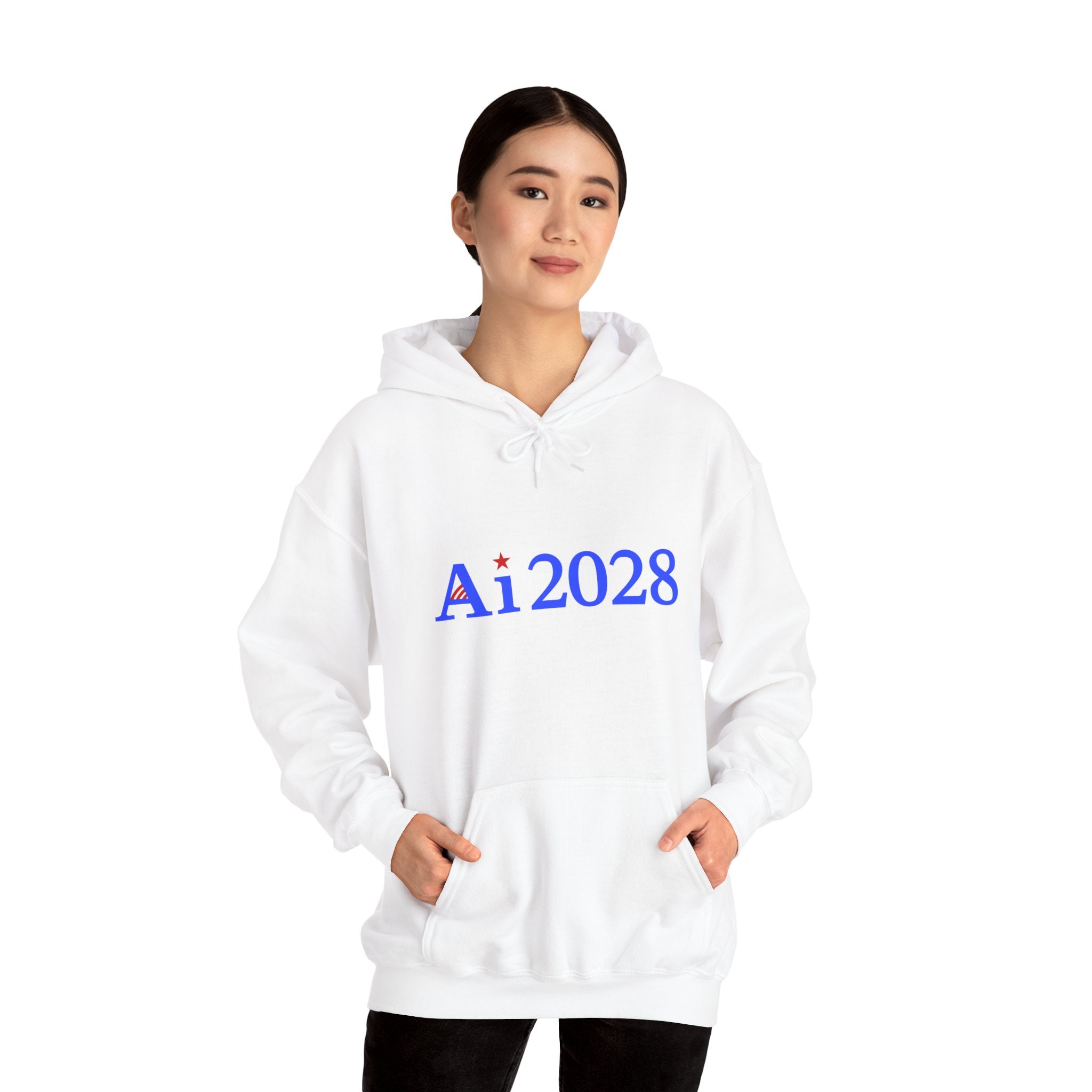 Ai 2028 Hoodie in White