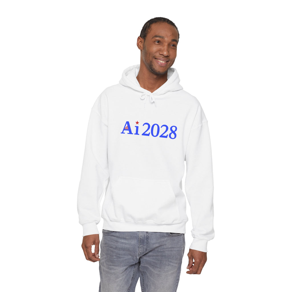 Ai 2028 Hoodie in White