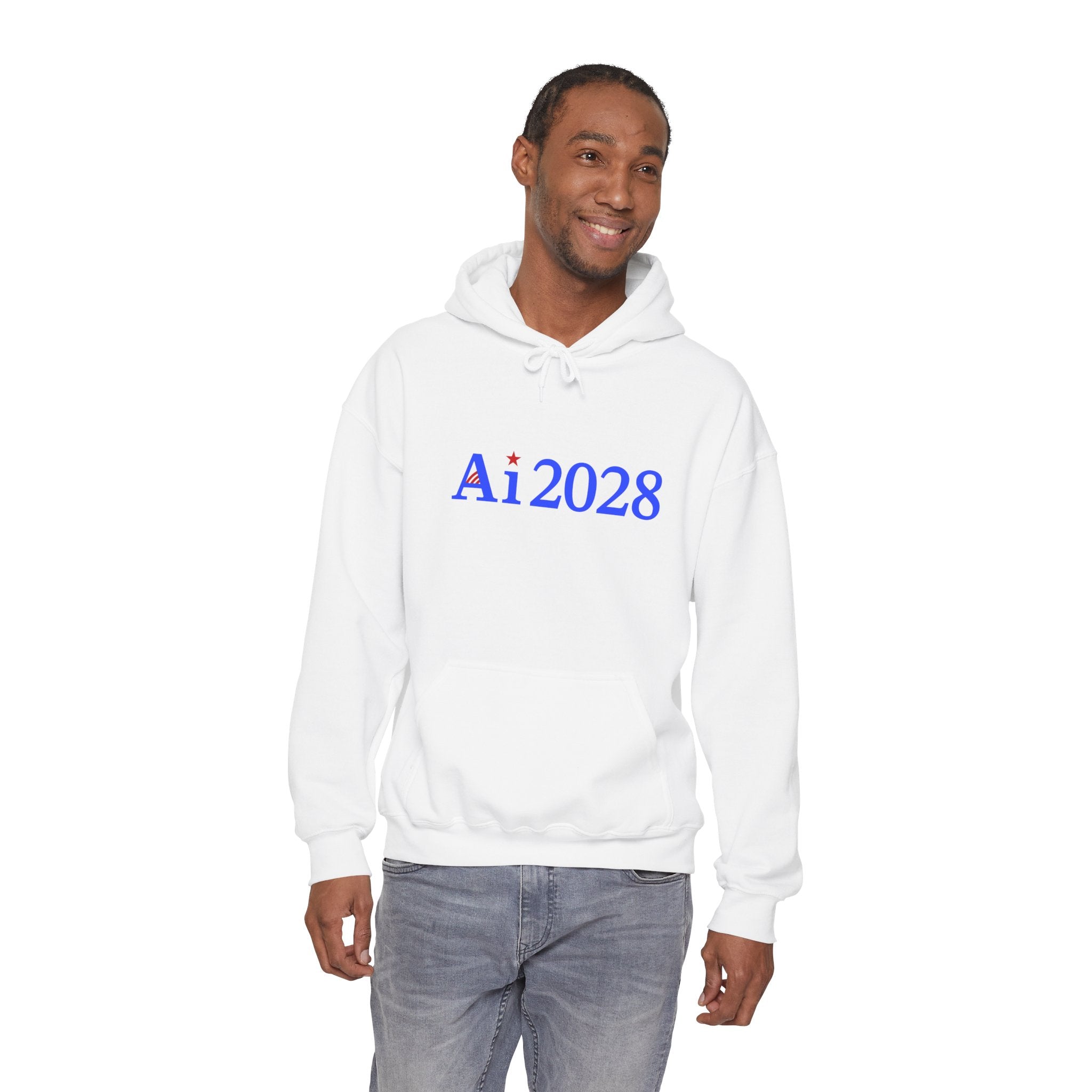 Ai 2028 Hoodie in White